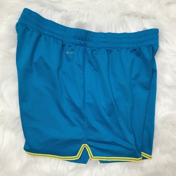 Nike Dri-fit XL Shorts Turquoise Shorts Workout Vintage - Picture 2 of 8